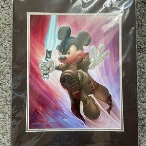 Mickey-Wan Kenobi Print